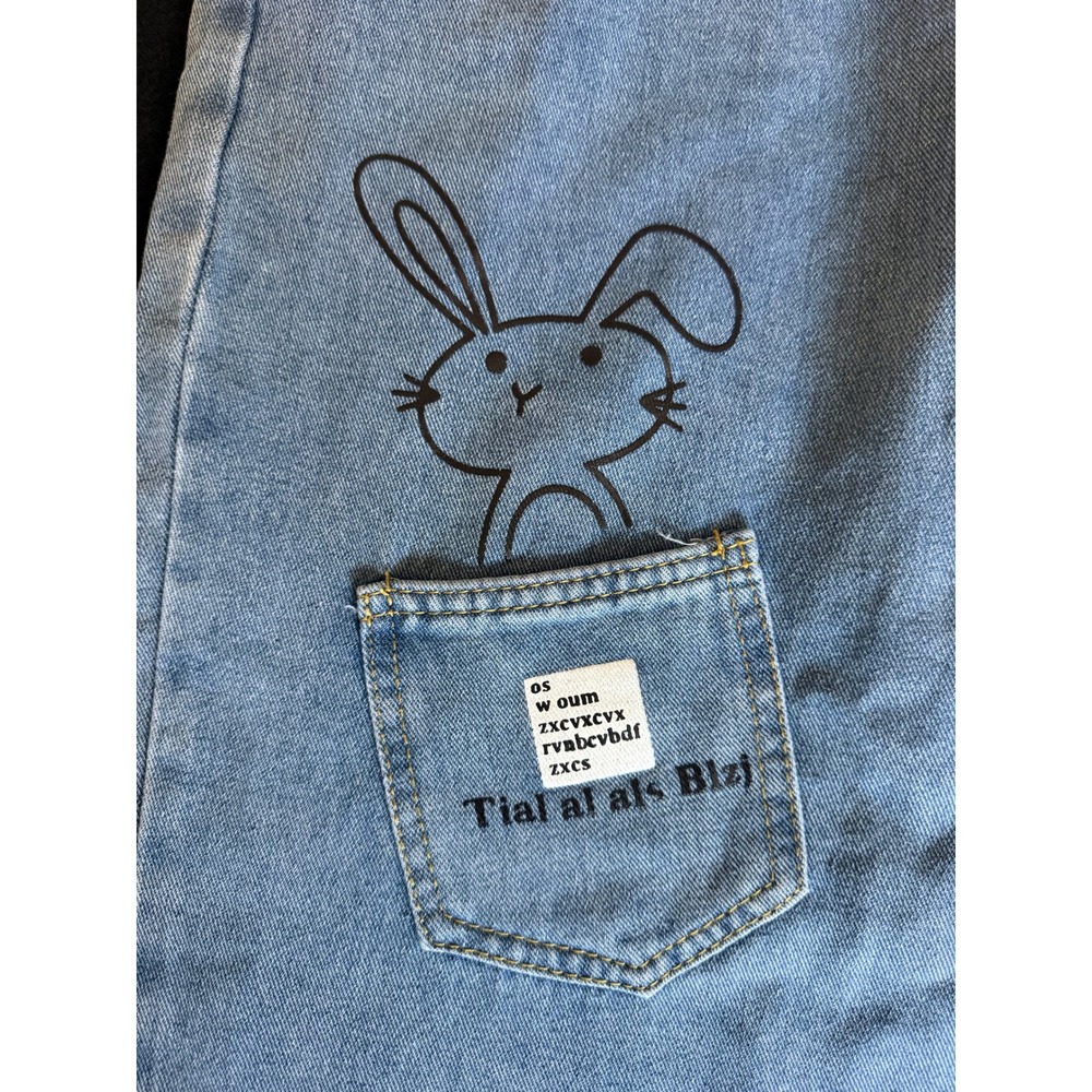 LOLITA IN LONDON‎ Playful Bunny Embroidered Denim Pants - Picture 7 of 10